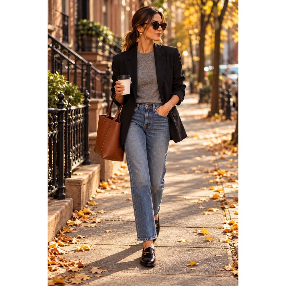 Barneys New York Black Suit Jacket L Professional Office Preppy Timeless Work